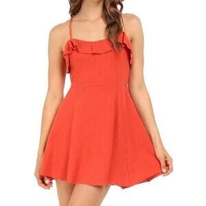 Free People More Than A Mini Halter Dress size Large